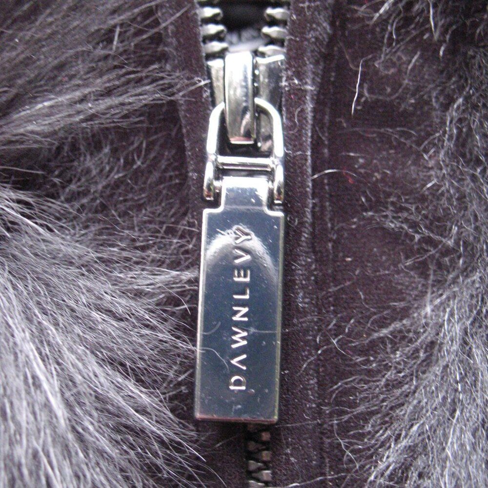 Nwt Dawn Levy Hooded Shearling Panel Coat — image 8 of 8